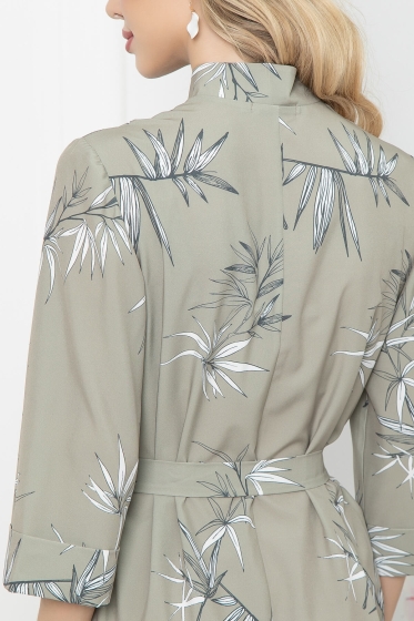 Платье "Мира" (олива) П5317