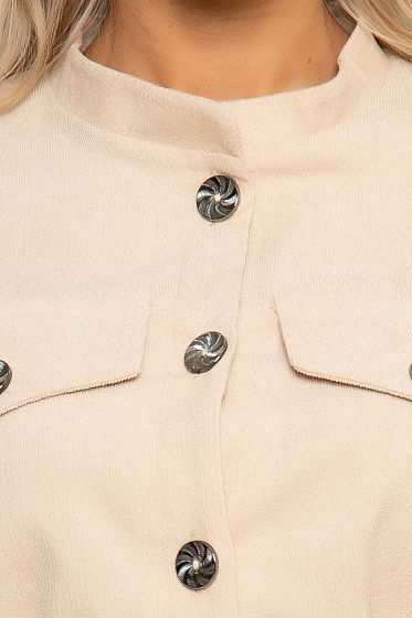 Платье "Сафари" (слоновая кость) П3458