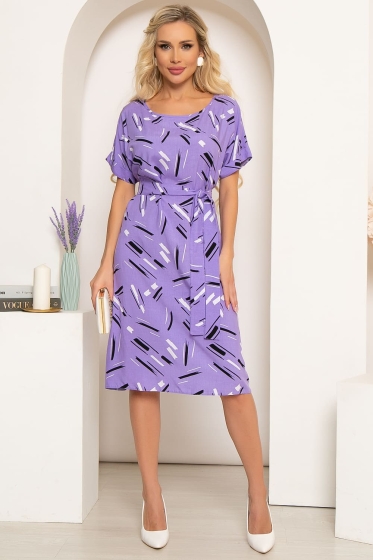 Платье "Бренди" (лаванда) П3994