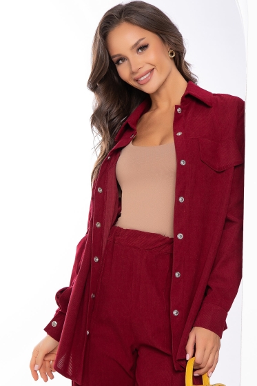 Костюм "Дыхание весны" (бордо) К8239