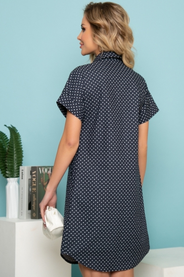 Платье "Никки" (блю) П3467