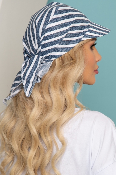 Косынка с козырьком (морская синяя) КК4