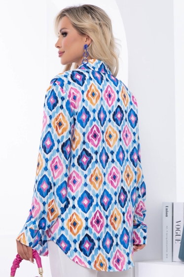 Рубашка "Алеста" (абстракция) Б7018
