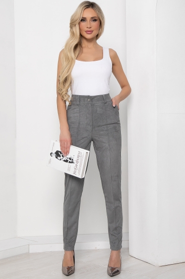 Брюки "Тенденция стиля" (серые) Б8593