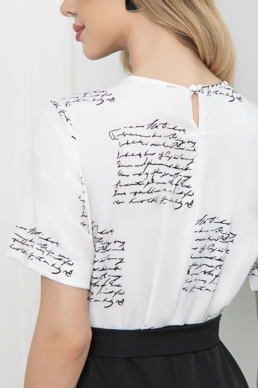 Платье "Фантазия" (блэк/принт) П5619