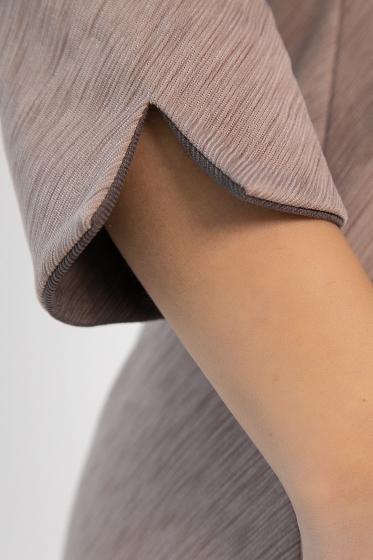 Платье трикотажное Дарьяна НЬЮ (бежевое) П14304-18М