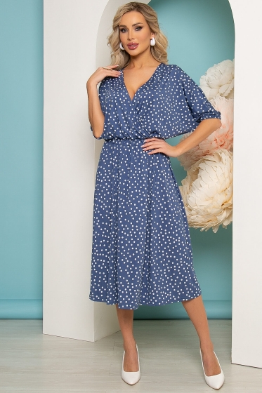 Платье "Беверли" (блю) П3513