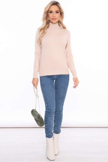 Водолазка "Зимняя история" (песочная) Б3034