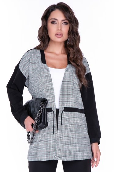 Жакет "На стиле" (клетка) Б2578