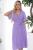 Платье Мода люкс сиреневое П10088