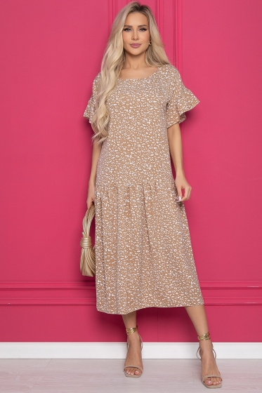 Платье Калипсо (какао) П10277