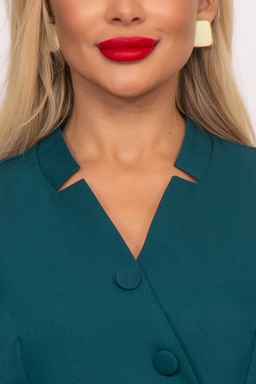 Платье "Стелла" (изумруд) П4049