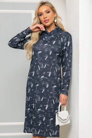 Платье "Модный мотив" (геометрия) П4922