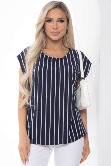 Блуза "Стейси" (синяя) Б10004