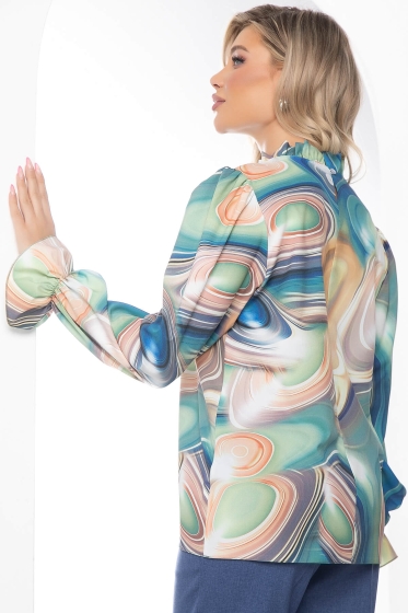 Блуза "Палитра художницы" (мультиколор) Б8457