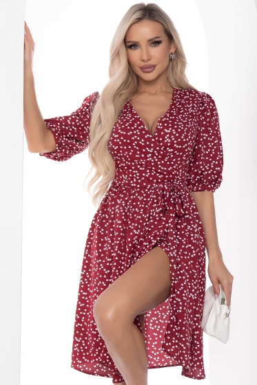 Платье "Любовь" (бордо) П8756