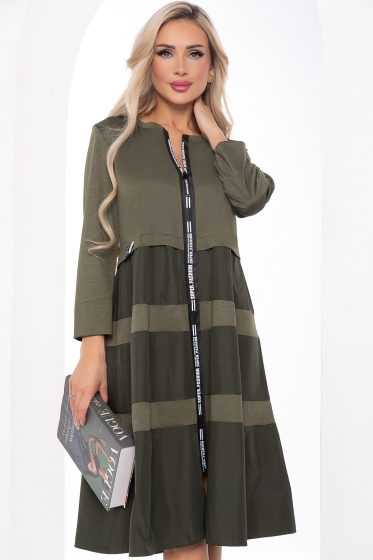 Платье "Земфира" (хаки) П8301