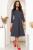 Платье "Кассандра" (темно-серое) П4337