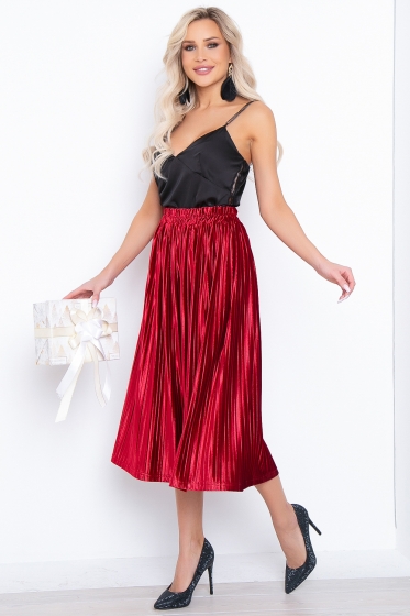 Юбка "Подиум" (рубин) Ю2912