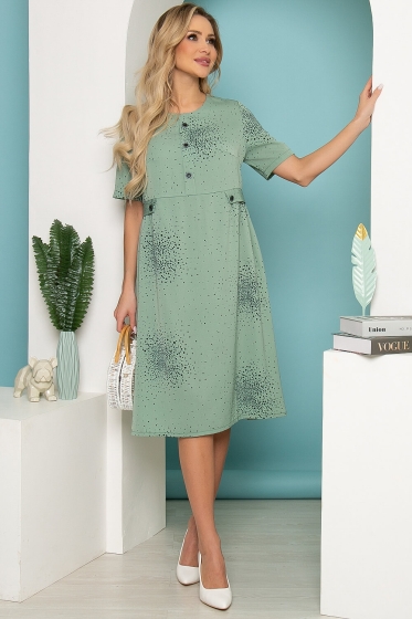 Платье "Мелани" (олива) П3401