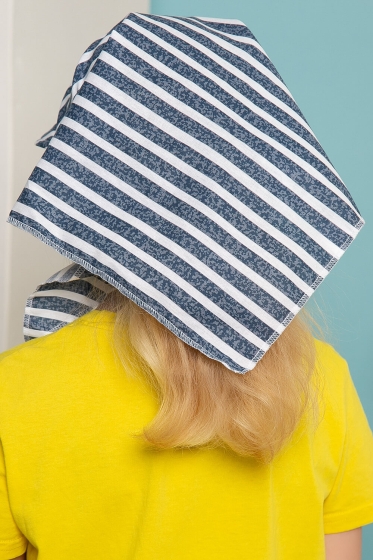 Косынка с козырьком (морская синяя) КК4