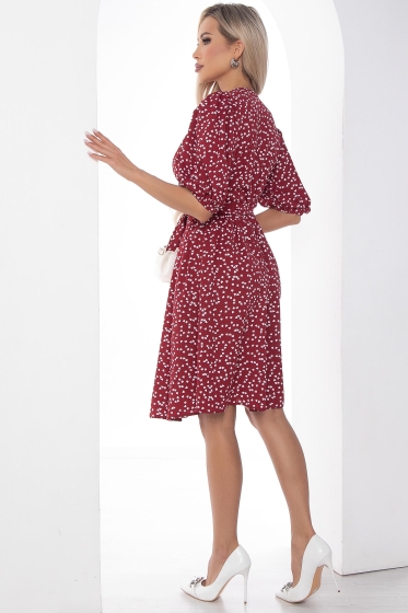 Платье "Любовь" (бордо) П8756
