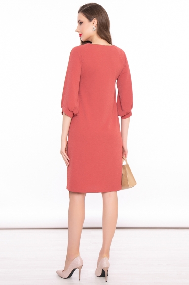 Платье "Венецианская ночь" (коралл) П3040
