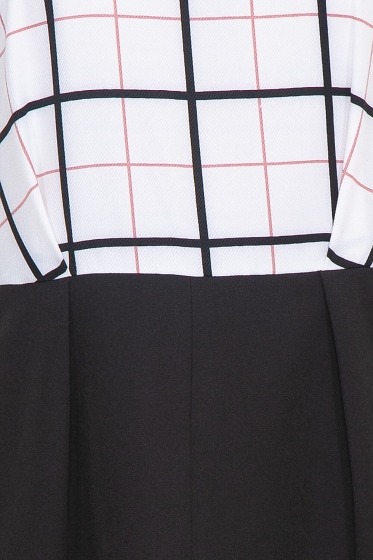 Платье "Неотразимая" (клетка вайт) П4236