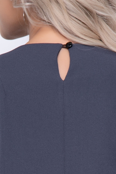 Платье "Мэйси" (графит) П7145