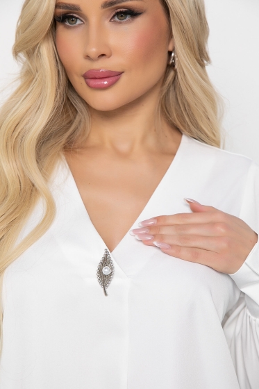 Блуза "Тайное чувство" (белая) Б8521