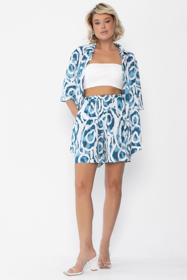 Костюм Легкий бриз (бирюзовый) К13242-7М