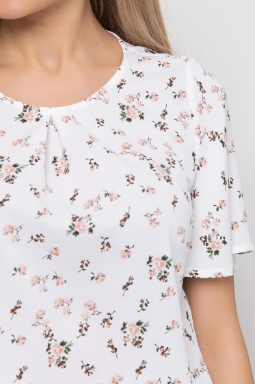 Блуза "Ралина" (вайт) Б5952