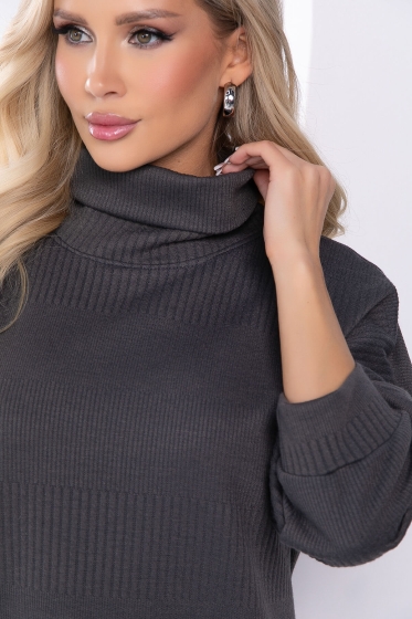 Платье "Никс" (графит) П8127