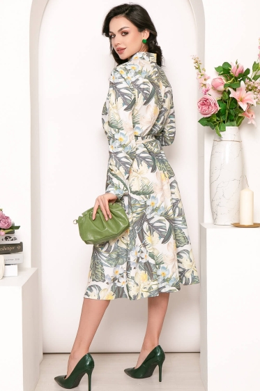 Платье "Невозможно устоять" (цветы) П4989