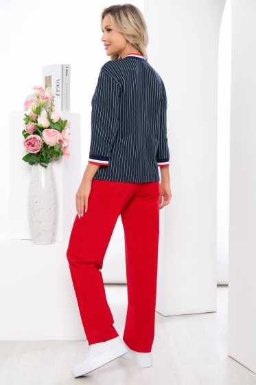 Костюм "Линдси" (рэд энд блю) К5419