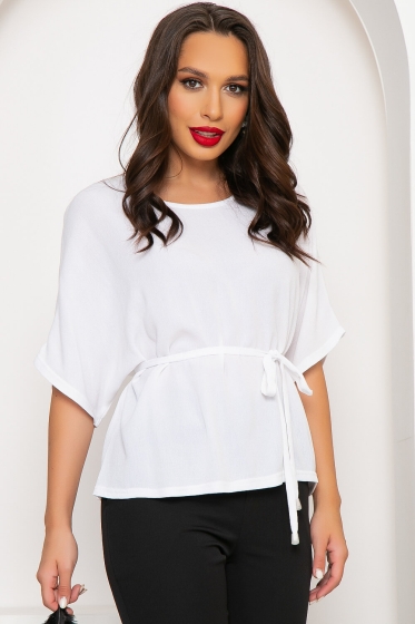 Блуза "Людмила" (белая) Б4313