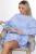 Джемпер "Добавь красок!" (голубой) Б8672