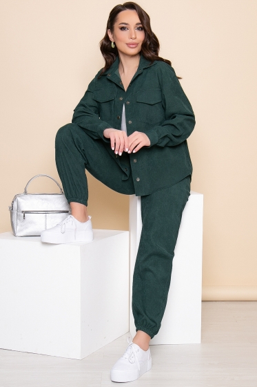 Костюм "На пульсе моды" (изумруд) К3437