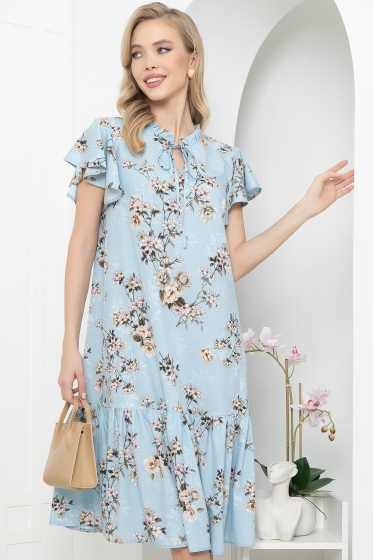 Платье "Хелен" (голубое) П5632