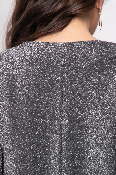 Платье "Натали" (серебро) П7716