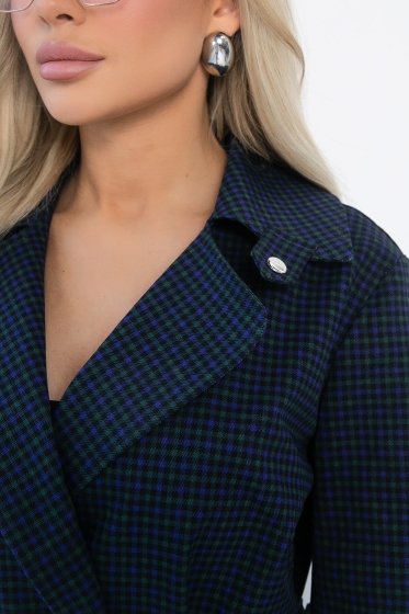 Жакет Абигейл (зелено-синий) Б12725-44