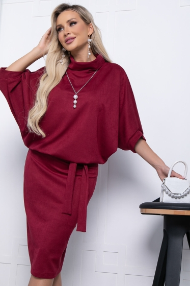 Платье "Антония" П7211 (ягодный)