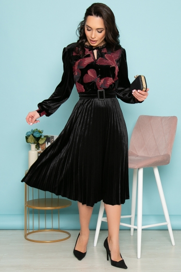 Платье "Джульетта" (черное) П3498