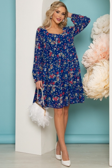 Платье "Милее всех" (цветы) П3558