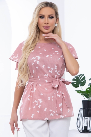 Блуза "Гайана" (пыльная роза) Б6777