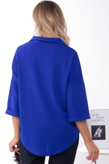 Блуза "Аста" Б7332 (электрик)