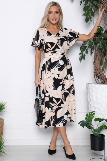 Платье Мелодия любви (черное) П10725