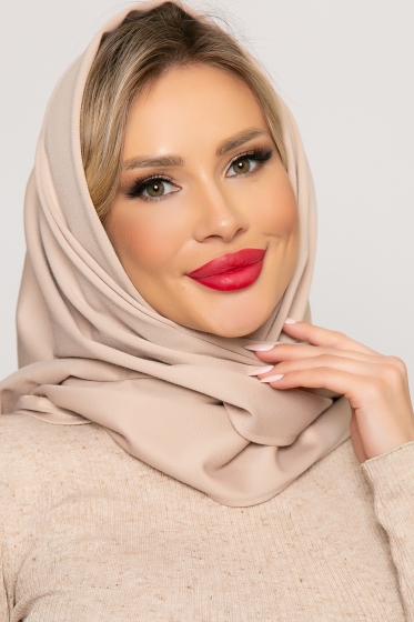 Косынка с отворотом (беж) КО11