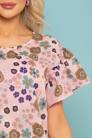 Платье "Фантазия" (розовое парфе) П3556