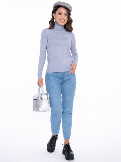 Водолазка "Кашемировая мечта" (серая) Б2706